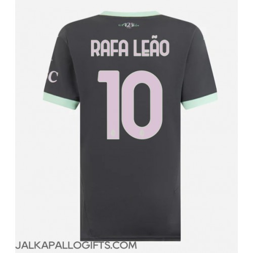 AC Milan Rafael Leao #10 Kolmaspaita Naiset 2024-25 Lyhythihainen